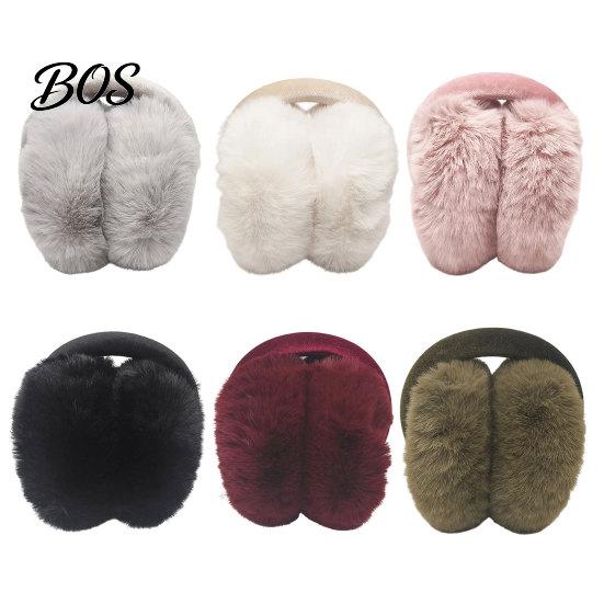 Breathable Thermal Ear Muffs Women's Winter Muffs, Soft Faux Rabbit Fur Warmers for Thick Long Velvet Warmer Sports Commuting, Plush Fluffy