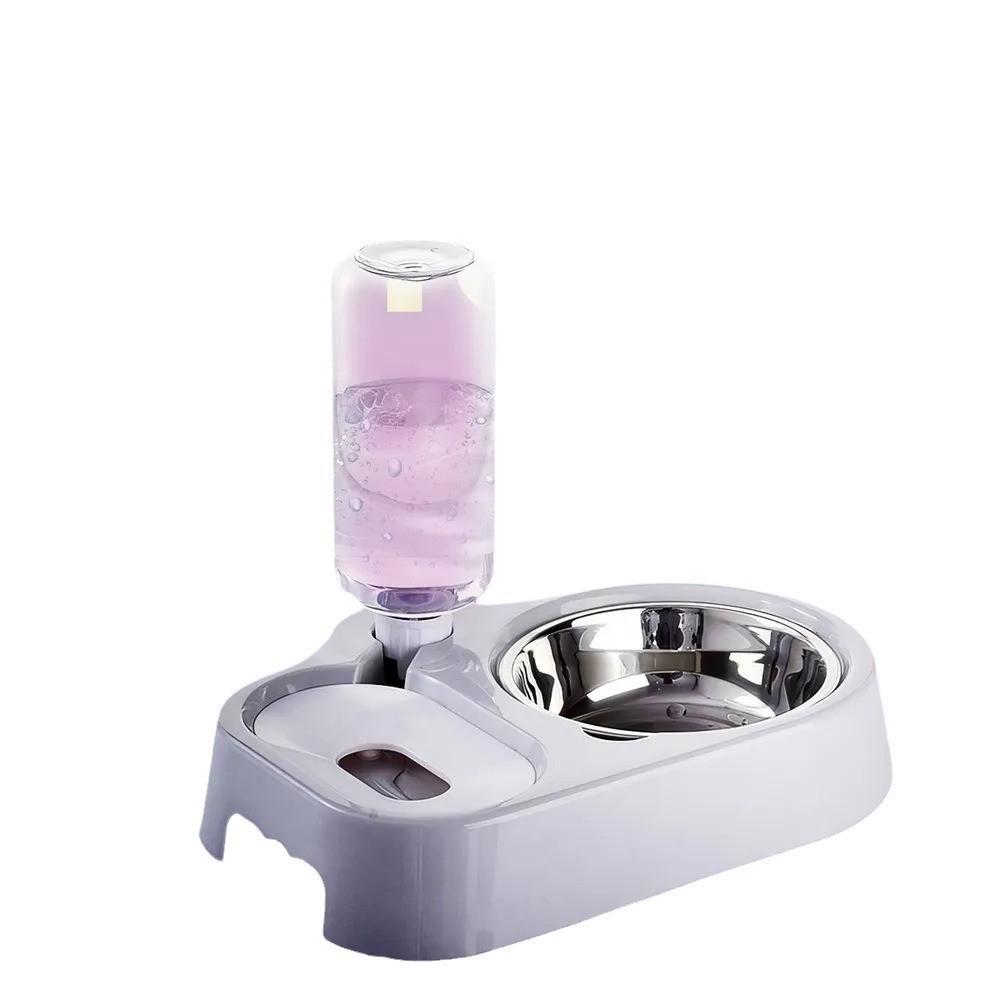 Миска для домашних животных, автоматическая поилка для питьевой воды, анти-наконечник, миска для собаки из нержавеющей стали, миска для корма для кошек и собак, принадлежности для домашних животных