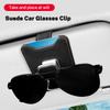 XKJ1  1Pc Car Logo Sun Visor Sunglasses Clip Glasses Case For Mercedes Benz AMG W203 W204 W205 W211 W463 W210 W212 W213 W218 W176 W218