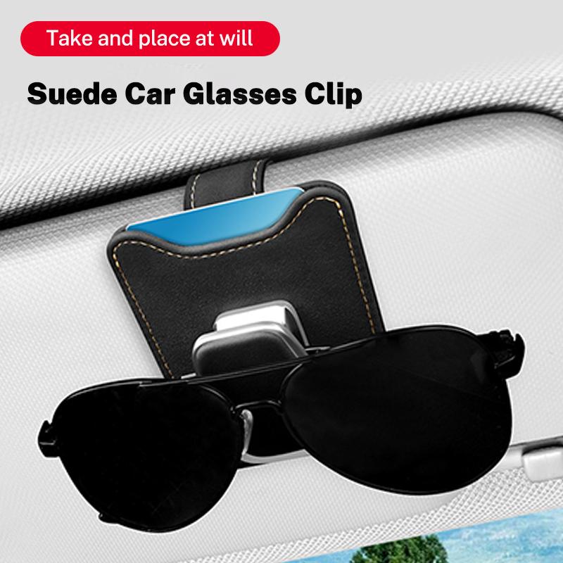 XKJ1 1Pc Car Logo Sun Visor Sunglasses Clip Glasses Case For Mercedes Benz AMG W203 W204 W205 W211 W463 W210 W212 W213 W218 W176 W218