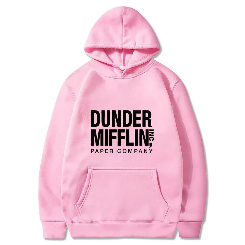 Толстовка The Office Dunder Mufflin INC Свитшот Дуайта Шрута Мужская Женская Толстовки Повседневная Толстовка с Капюшоном