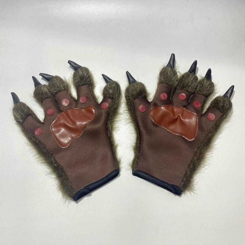 Halloween Props Decoration Werewolf Orangutan Gloves Makeup Stage Performance with Props Clothes Accessories
