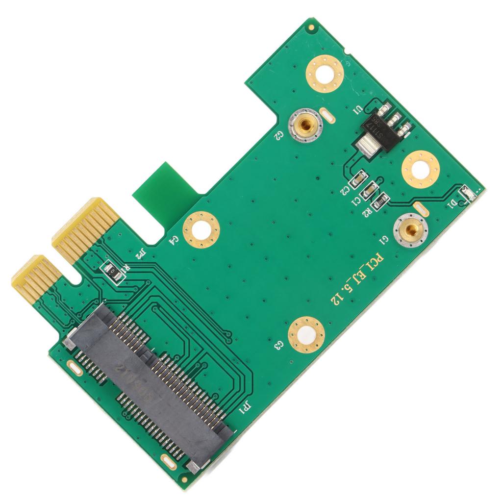 Mini PCIE To PCIE Fine Workmanship Simple Operation Lightweight Portable PCB Material Net Card Adapter