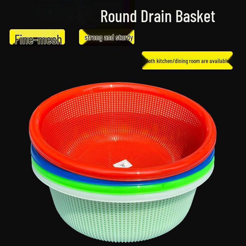 Thickened Perforated Plastic Drain Basket