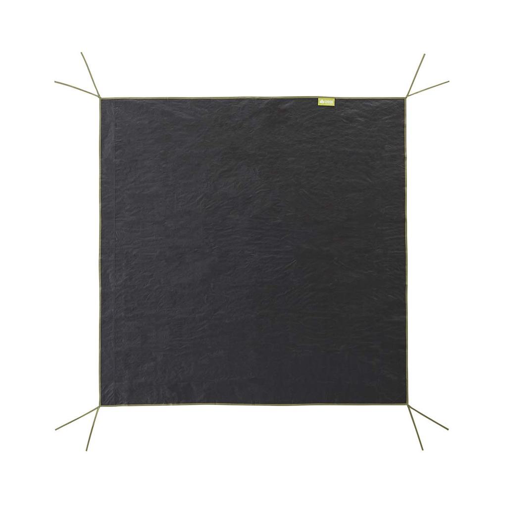 LOGOS Tradcanvas Air Magic Living Life Tent M Tarp Set 71805596 Brown Width 250 X Depth 337 X Height 147 Cm & (Approx.)