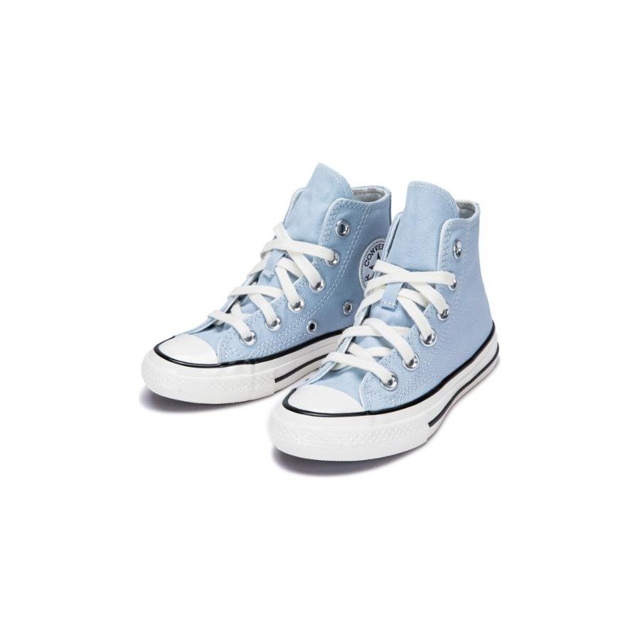 Converse Chuck Taylor All Star Comfortable Versatile Durable Breathable High Top Canvas Shoes Kids Sneakers Blue A06417C