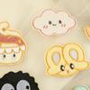 Original Embroidery Label Cartoon Food Burger Cookies Patch Sticker Clothing Accessories Hand Account DIY Cloth Sticker