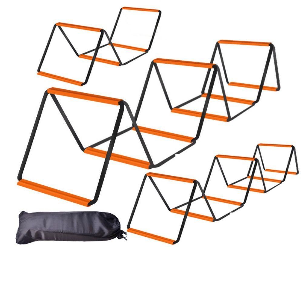 Orange Agile Ladder Carbon Steel Footwork Training Jump Ladder Football Equipment