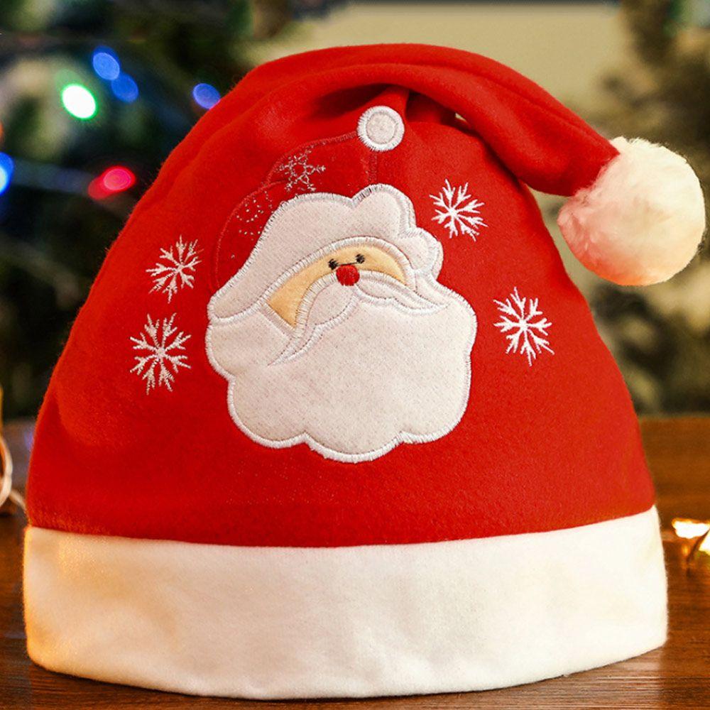 Christmas Gift Lovely Classic Santa Claus Cap Christmas Hat Festival Supplies Plush
