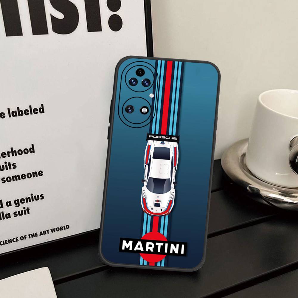 Чехол для телефона M-Martini Racing с горизонтальной полоской для Huawei P 8 9 10 20 30 40 50 Pro Lite Psmart Honor 10 Lite 70 Mate 20lite