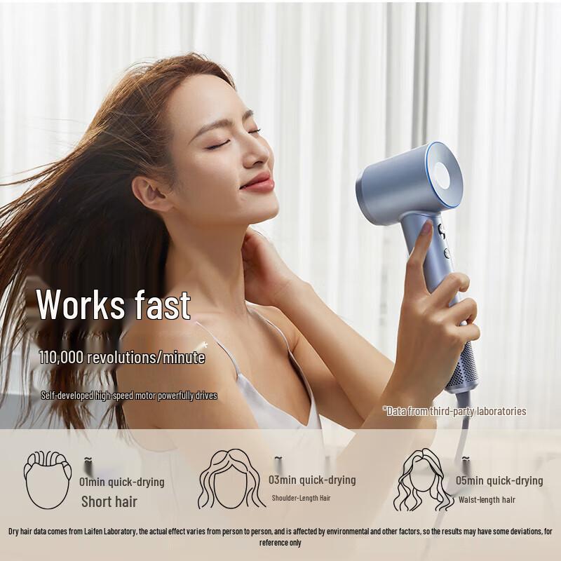 Laifen LF03 High-Speed Hair Dryer CN plug (adapter included)