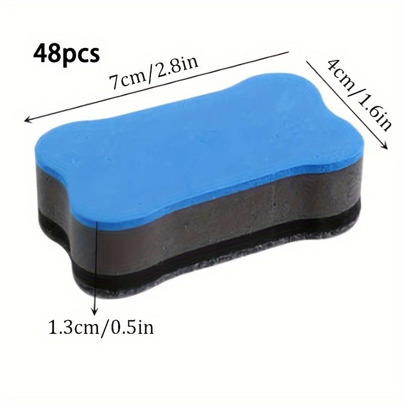 8 Немагнитных губок для белых досок. Эти мини-ластики в форме косточек идеально подходят для очистки белых и черных досок.