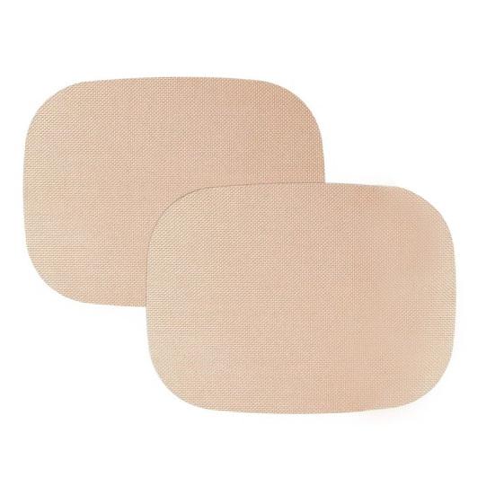 2Pcs Baking Mat Non-Stick Coating Heat Resistant Dishwasher Safe Non-stick Oven Liner Reusable Steam Cooking Accessory for Thermomix