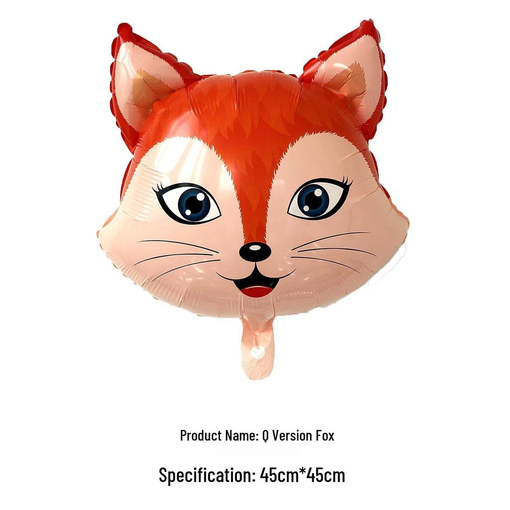 18" Новый Q-версия Детский мультяшный животный фольгированный шар для украшения на день рождения