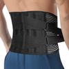 Men Women Back Support Strap 6 Sections Adjustable Work Back Support Strap Non-Slip Lumbar Support