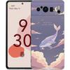 Korean Sunset Scenery For Google Pixel 8 7 6 Pro 6A 5G Black Phone Case Soft Shockproof Back Cover Silicone TPU Shell Coque