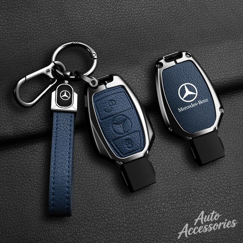 2 3 Buttons Zinc Alloy Car Key Case Cover Protector Holder Shell Fob For Mercedes Benz A B G R Class GLA GLK W176 W204 W251 W463 QQ75
