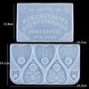 Game Gothic Epoxy Handmade Silicone Clay Tools Ouija Board Planchette Mould Resin Casting Mold