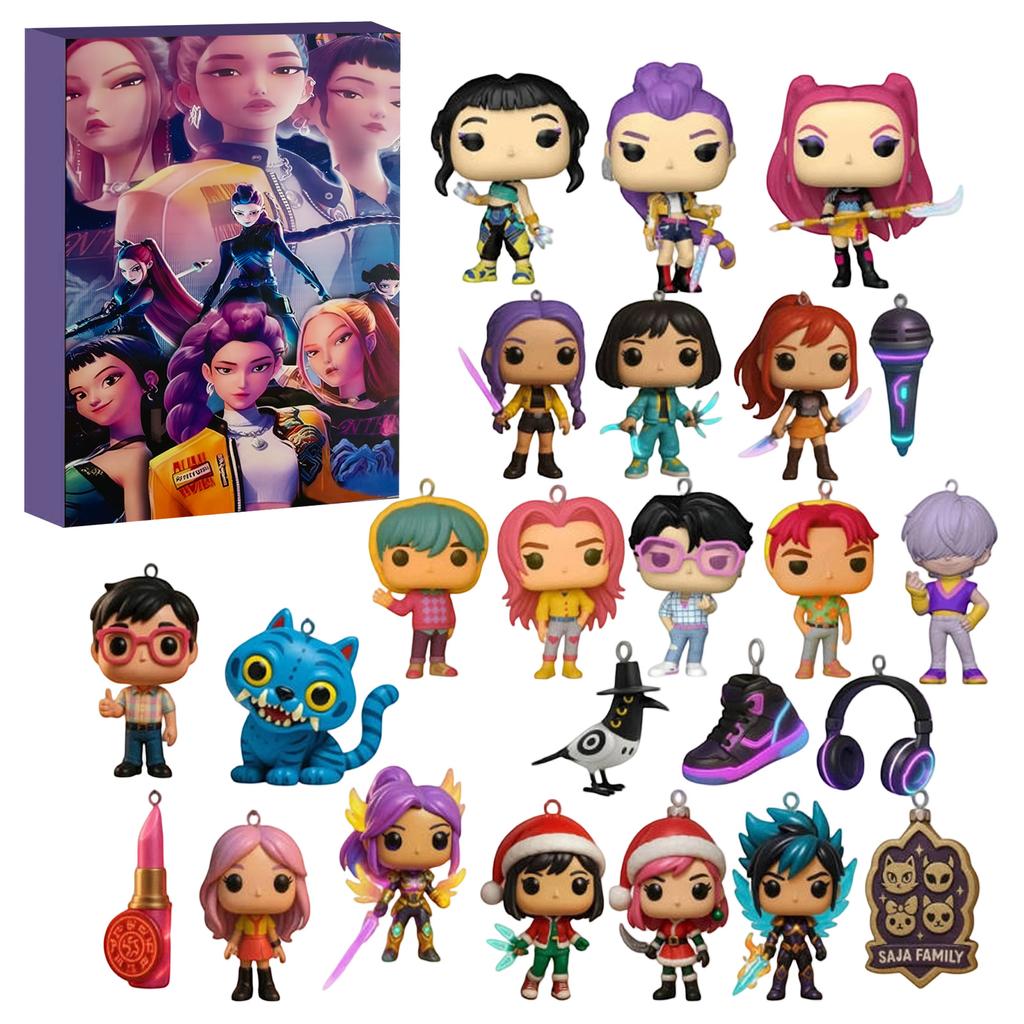 3D Doll Surprise Box, 24 Dolls Waiting For You To Unpack, Christmas Surprise Gift For Friends And Children