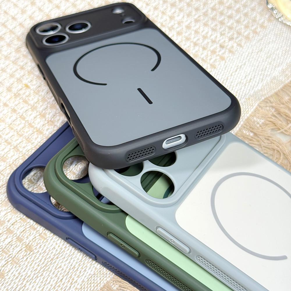 Защитный чехол для iPhone 17 Pro Max с магнитной фиксацией, теплоотводом и ощущением кожи