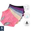 Размер L-7XL, герметичные менструальные трусы, физиологические трусы, женское нижнее белье, водонепроницаемые трусы для менструального периода