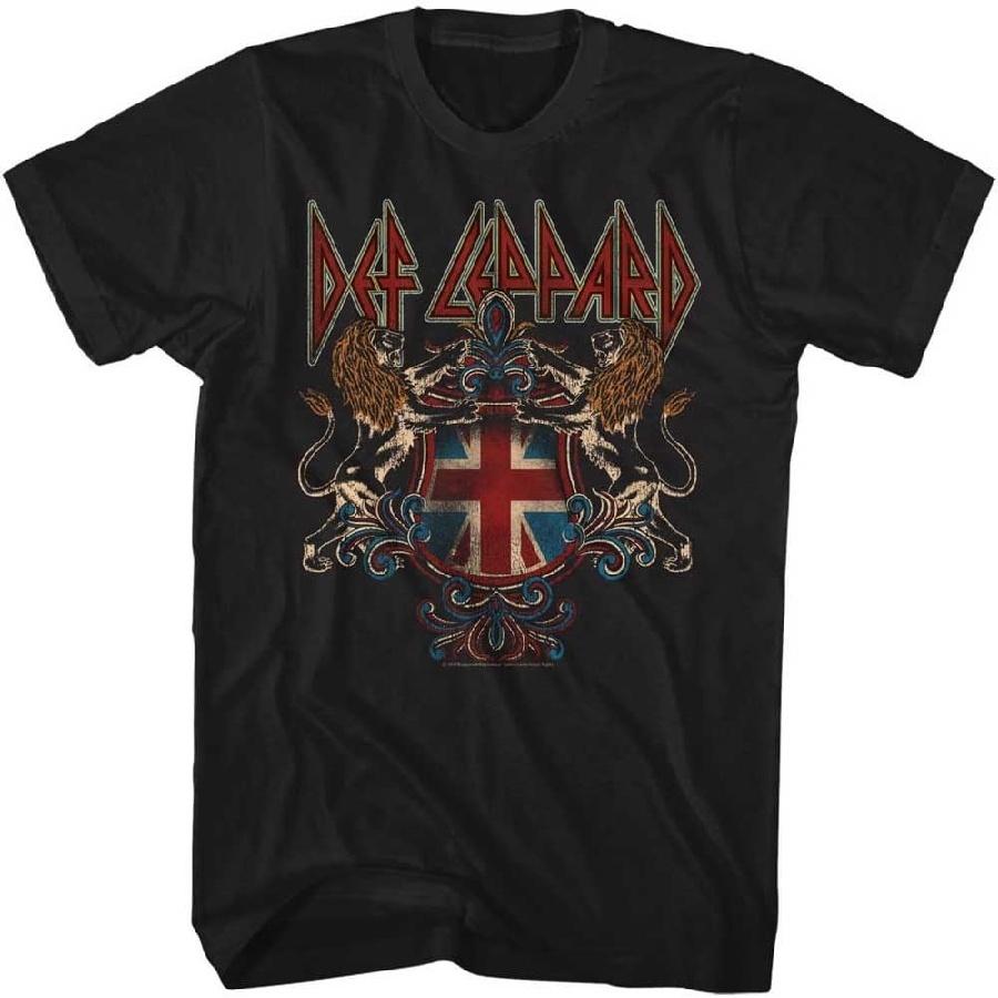 Def Leppard 80-е Метал-группа Рок-н-Ролл Def Crest Взрослая футболка