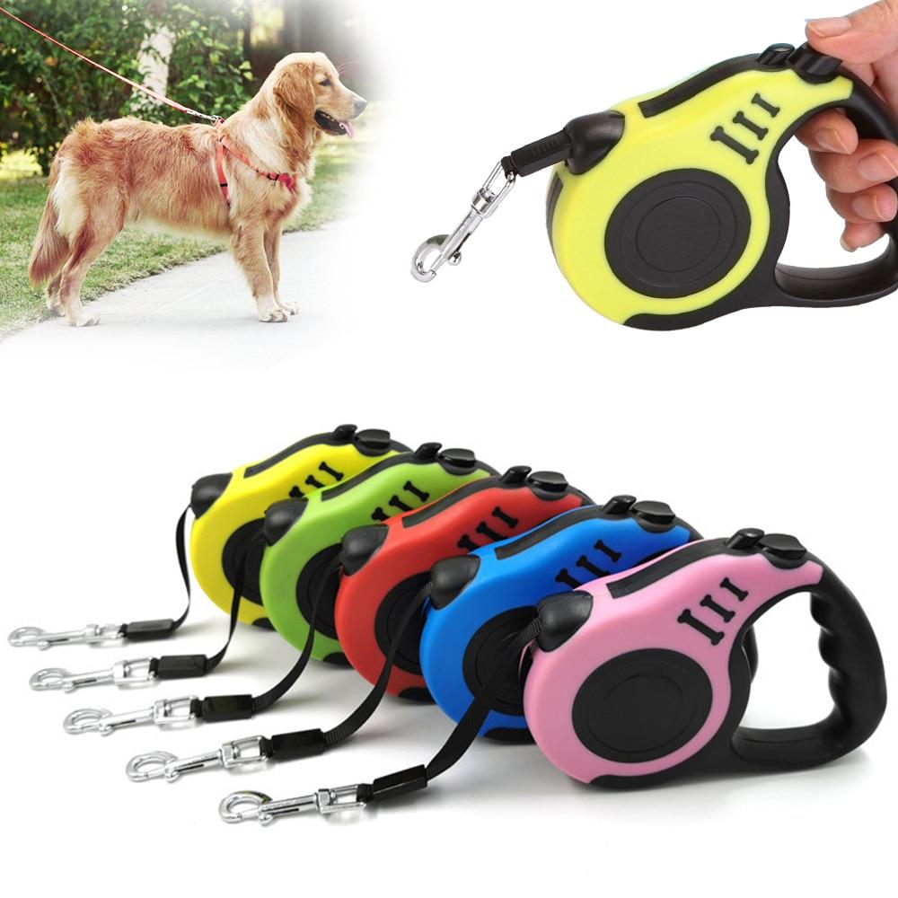 3m Durable Leash Automatic Retractable Nylon Cat Lead Extension Puppy Walking Lead Roulette For Dogs