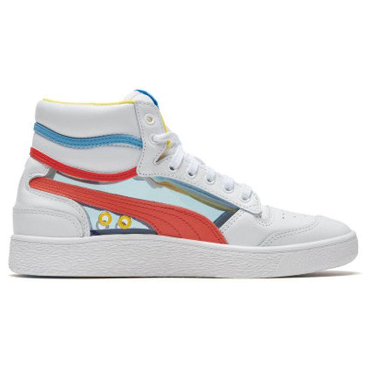 Puma Ralph Sampson Mid Glass Unisex White Mid Top Sneakers 371582-02