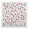 Koji Company Women's Dishcloths, 30x30cm, Kaya Fabric, 7-Layer, 2-Piece Set, Juicy Strawberry and Strawberry Garden Designs, 414332