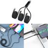 Многопортовый USB Type-C Зарядный Кабель 5V 2A, 3-в-1 Type C Зарядное Устройство-Шнур с 3 USB-C Портами для Мобильных Телефонов/Планшетов