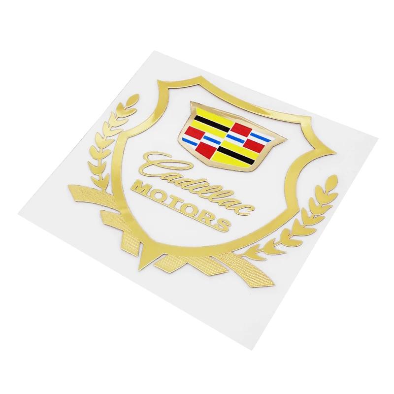 1pc Car Window Badge Sticker Rear Trunk Emblem Decals Decoration for Cadillac ATS BLS CT4 EXT SLS SRX STS XTS Escalade Deville