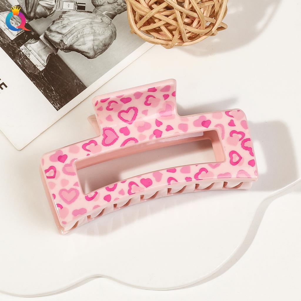 Printed Hair Clip Shark Clip Leopard Clip Large Summer Clip Hair Accessories