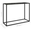 VidaXL Table console Noir, 100x35x75 cm Verre trempé