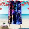 Bluelock Print Beach Towel, Large Soft Quick Dry Towel for Beach Camping Swimming