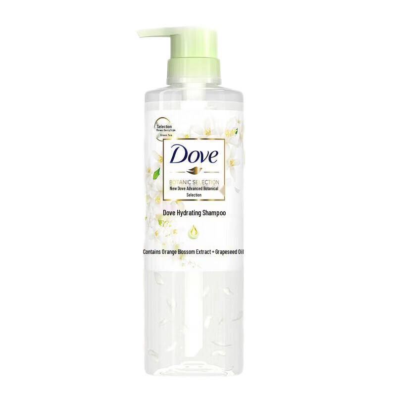 DOVE Увлажняющий разглаживающий шампунь с ботанической эссенцией