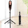 Adjustable Hairdressing Training Mannequin Manikin Head Tripod Stand Manikin Wig Doll Holder