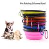 Foldable Dog Bowl, Portable Dog Travel Bowl, Dog Food and Water Bowl for Outdoor Walks, Silicone Bowl for Food and Water For