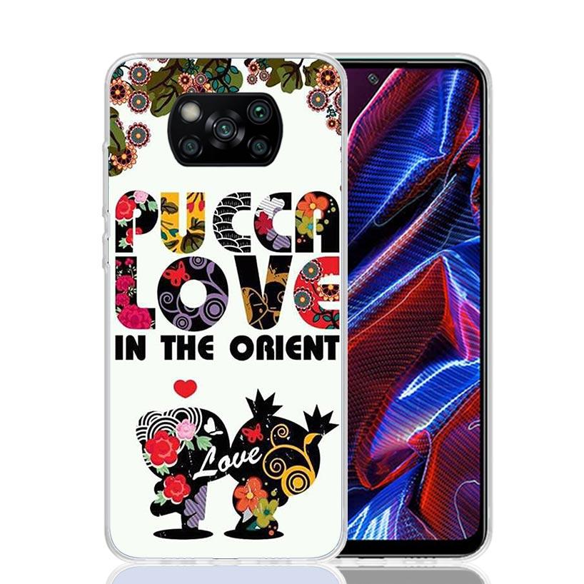 Милый Мультяшный Чехол Pucca Garu для Телефона Xiaomi Poco X3 Nfc X5 X6 X7 X4 Gt F7 Ultra F6 F5 Pro F4 F3 M5S M5 M4 M3 5G Тренд Fu