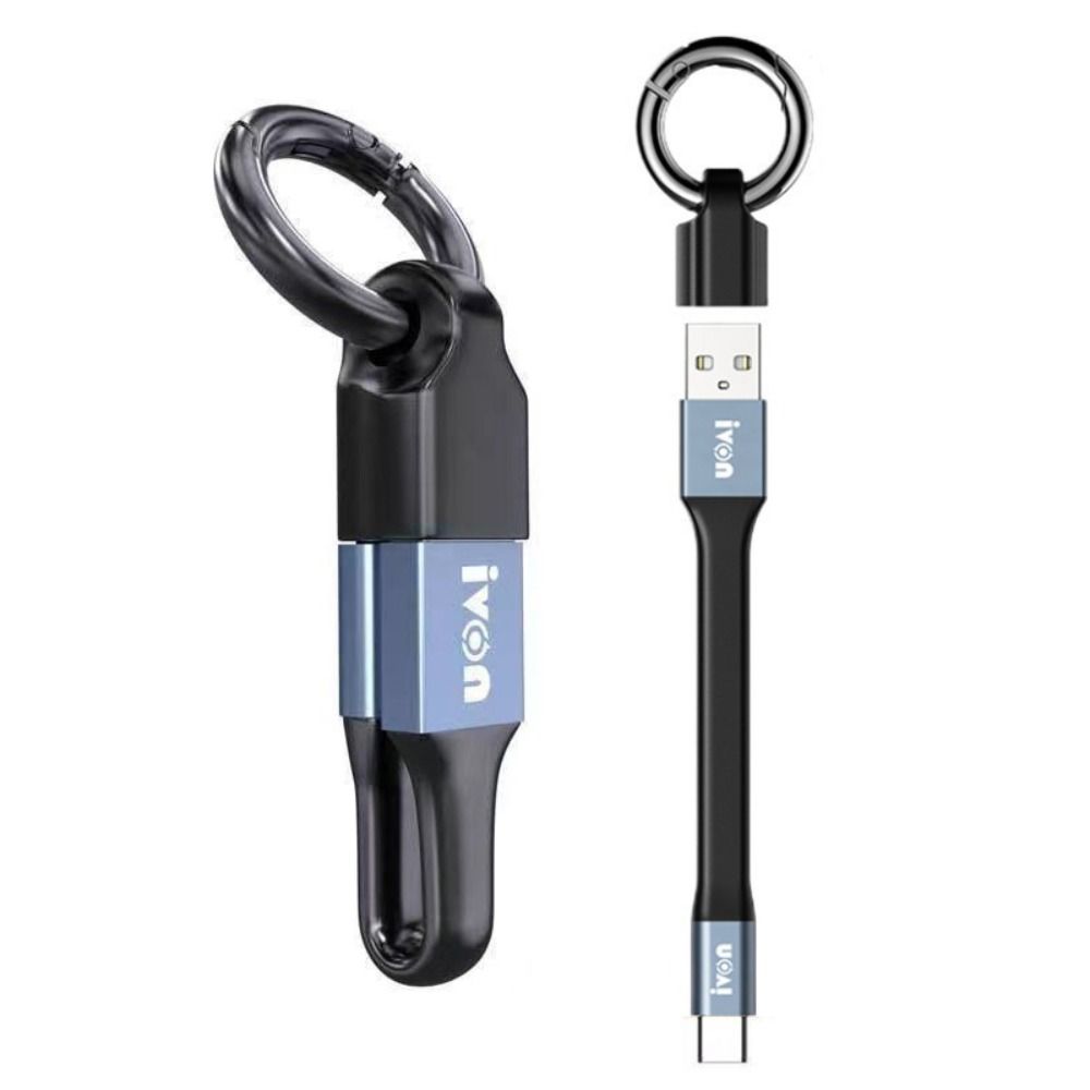 Новый Короткий Брелок USB-Кабель для Передачи Данных 3.1А Макс. Кабель Быстрой Зарядки Micro Type-C на USB A Зарядный Шнур для Смартфона Планшета