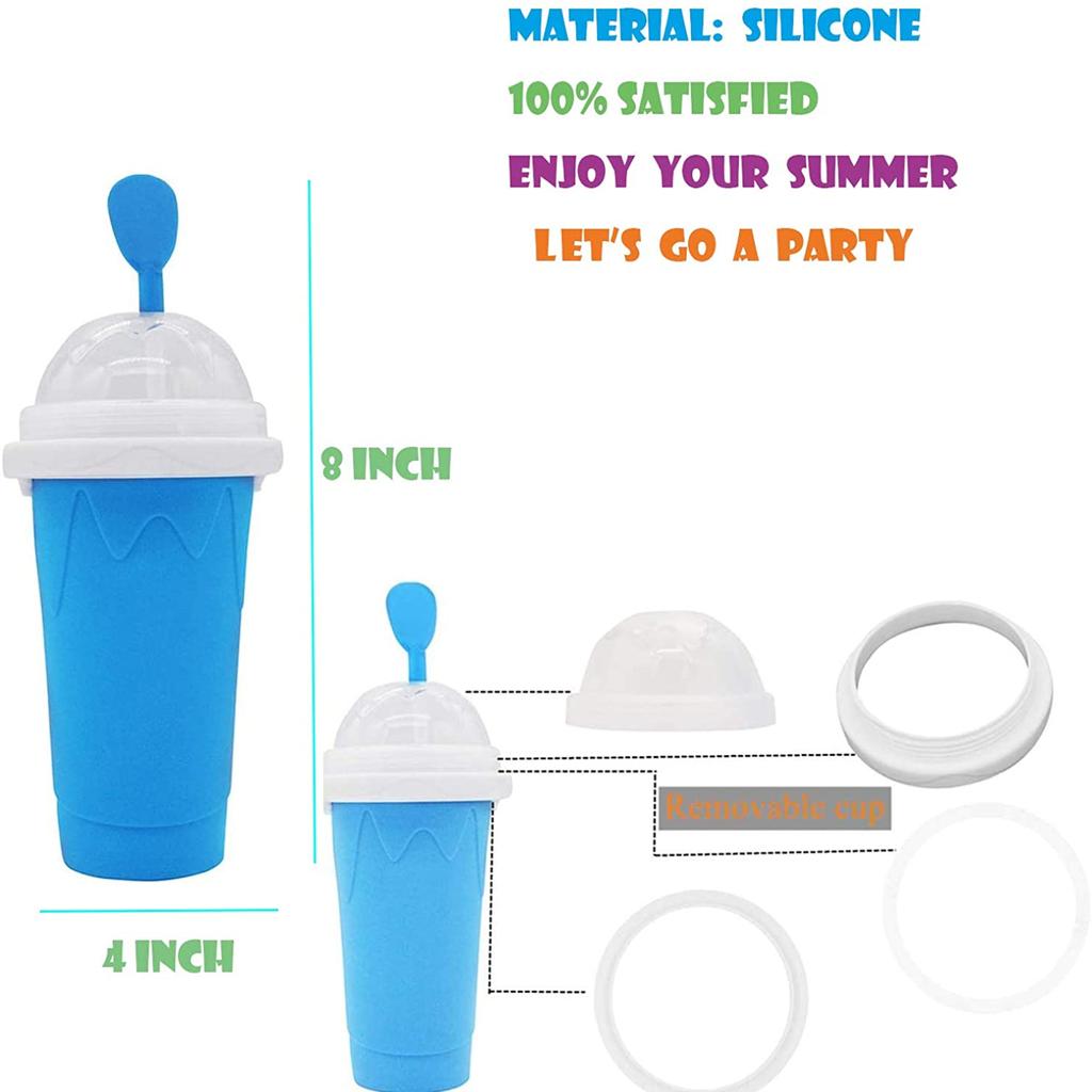 Прочная 350 мл мороженица, быстрозамороженные смузи, выжимка для слякоти, быстро охлаждающая чашка, бутылка для молочного коктейля, чашка для смузи
