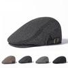 Beret Middle-Aged and Elderly Peaked Cap Newsboy Caps for Men Autumn Winter Thick Progressive Cap Old Man Cap Driver Ivy Hat
