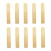 10Pcs Clarinet Reeds Produce Clear Sound Smoothing Light Portable Traditional Reeds for Clarinet Rep