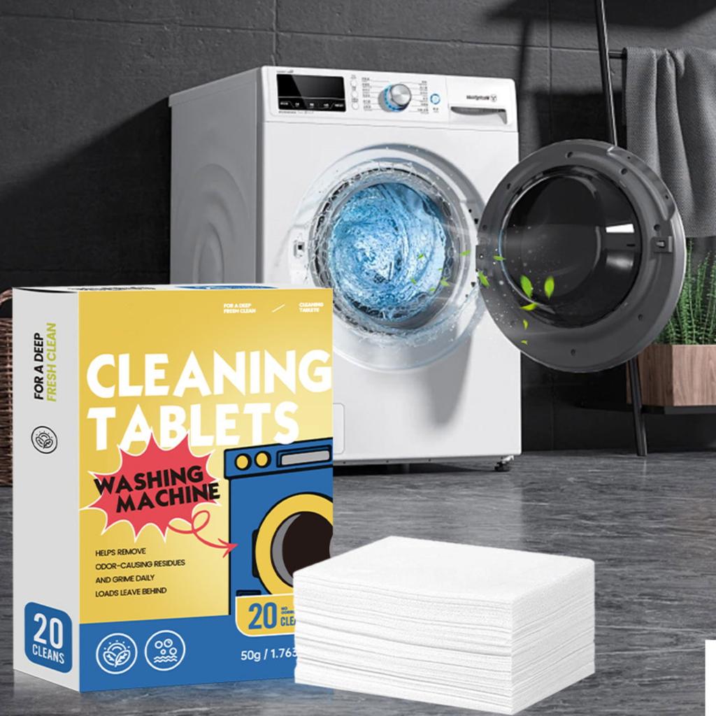 Таблетки для чистки стиральных машин Полностью автоматическая дезинфекция и стерилизация Таблетки для чистки Бытовая стиральная машина Глубокое удаление пятен