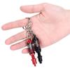 Gift Shock Absorber Alloy Keychain Keyring Adjustable Coilover Spring Key Ring