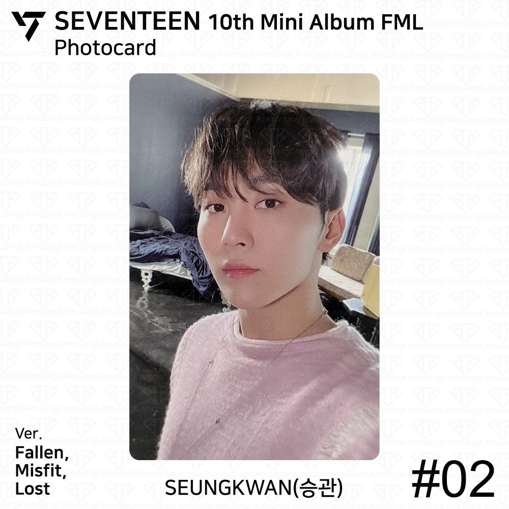 Seventeen 10-й мини-альбом FML Официальная фотокарточка K-POP KPOP Мингю Вону Хоши