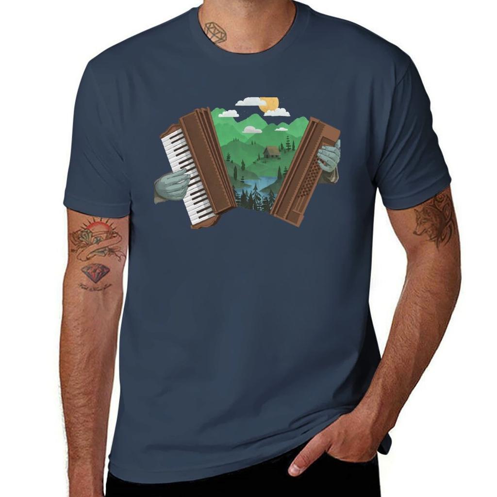 Accordionscape TShirt Lightweight Gym Training TShirt