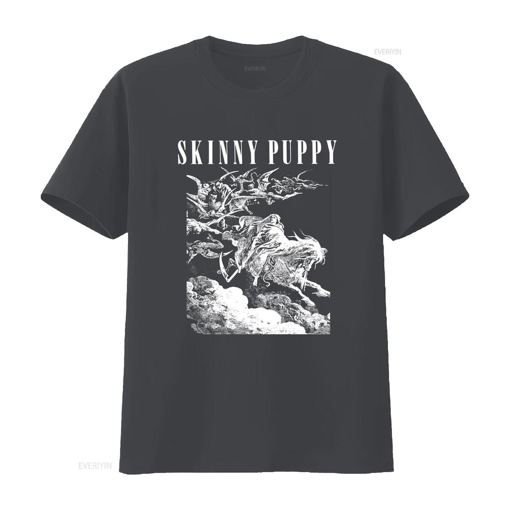 Футболка Skinny Puppy винтажная стираная повседневная с принтом удобная унисекс модная дышащая универсальная стильная мягкая уличная мода