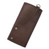 Genuine Leather Roll Pen Case Genuine Leather Wall Stand Made In Japan [3WAY] "Trans Pocket" [Chrome-free Leather] Pocket/Pen (Chocolate)