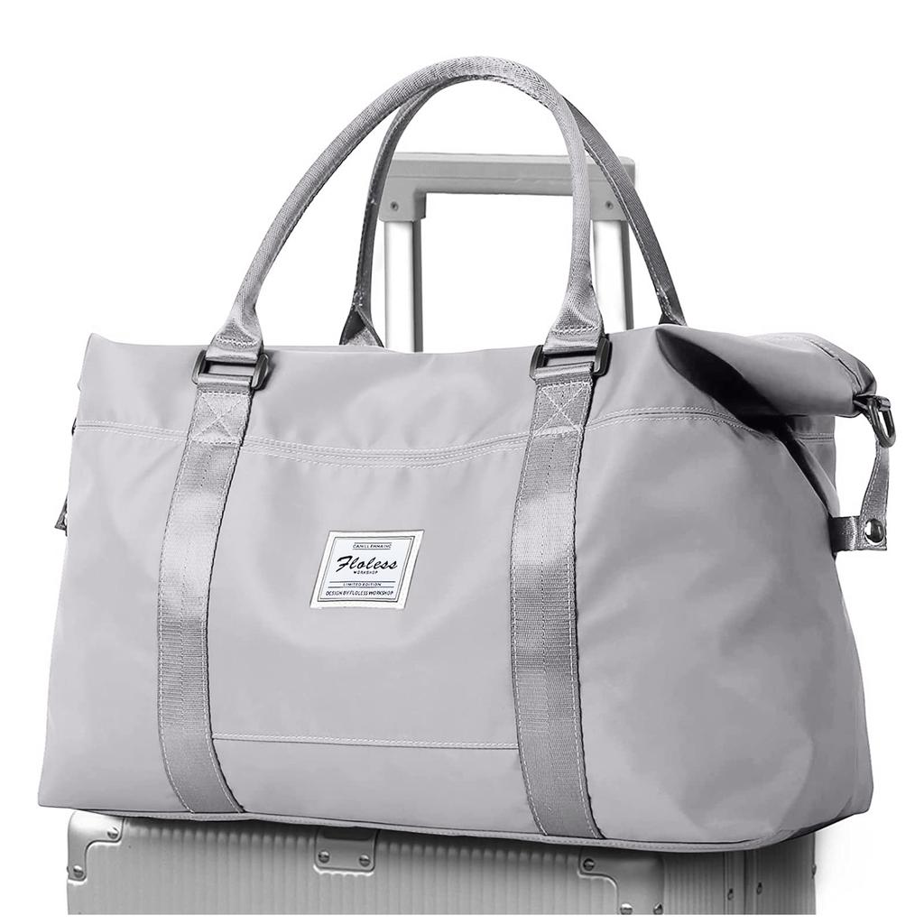 Дорожная сумка, спортивная сумка-тоут для спортзала, сумки для ночных поездок на выходные для женщин с чехлом-тележкой, складная сумка для ручной клади