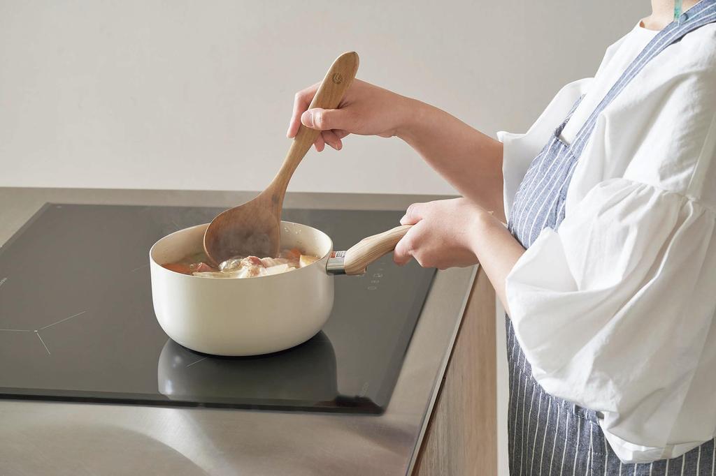 Kakusei Grinday с NB-46, 18 см, подходит для индукционных плит, сотейник с керамическим покрытием